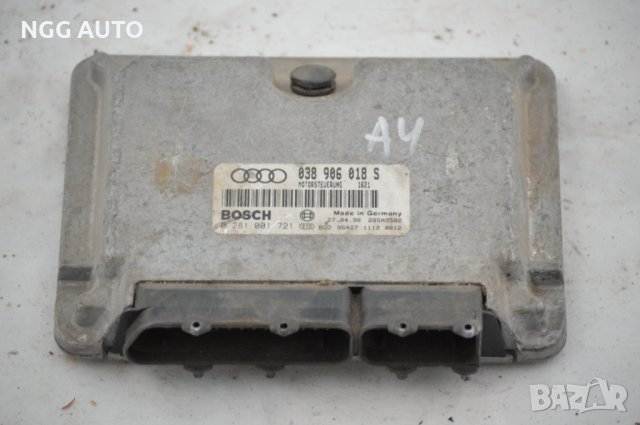 Компютър Двигател ECU Audi A4 B5 (1994-2001г.) 038 906 018 S, 0 281 001 721, 038906018S, 0281001721