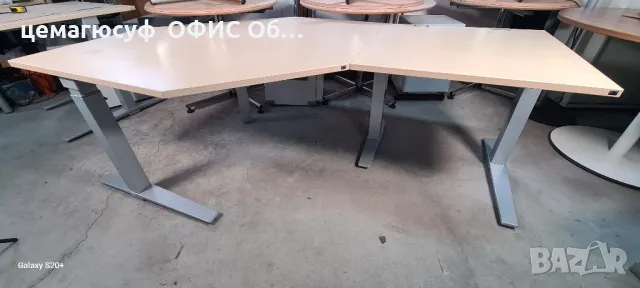 Немско офис бюро регулируемо повдигане , снимка 6 - Бюра - 48475235