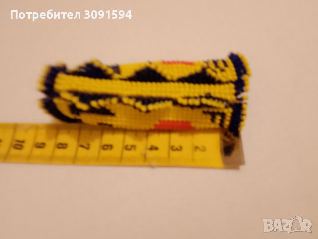 Старо протмоне за червило стъклени мъниста 1907г, снимка 4 - Антикварни и старинни предмети - 42181195