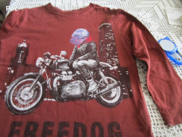 Детски блузи с дълък ръкав-6+1бр.