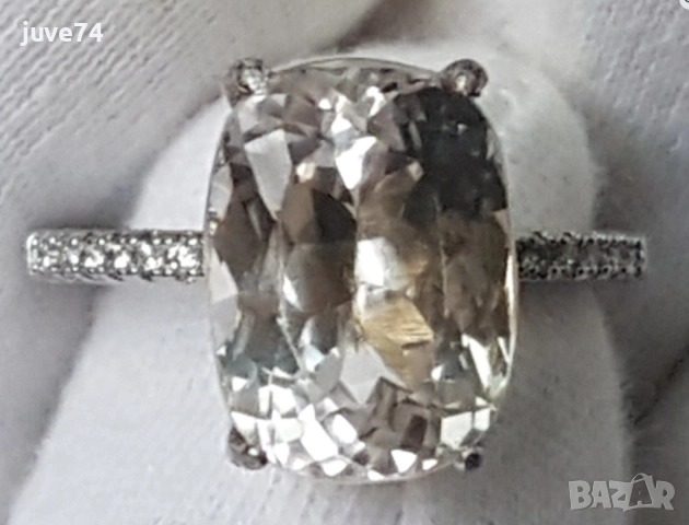 СРЕБЪРЕН ПРЪСТЕН С КУНЦИТ (АФГАНИСТАН)