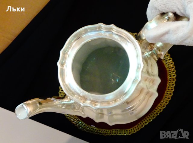 Порцеланова кана WMF,сребърен обков проба 1000,барок. , снимка 7 - Антикварни и старинни предмети - 41612073