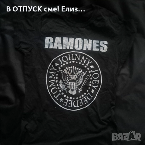 Тениска на Ramones пънк punk , снимка 2 - Тениски - 51512294