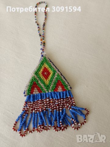  Амулет чешки стъклени мъниста във африкански стил