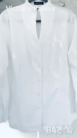 Бяла риза/блуза JACQUES BRITT премиум, снимка 10 - Ризи - 48403618