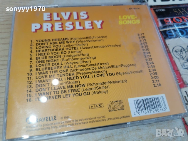 ELVIS PRESLEY CD ВНОС GERMANY 1003261709H2E6R, снимка 3 - CD дискове - 53784478