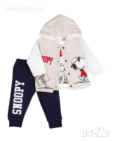 🐶Комплект SNOOPY от три части🐶, снимка 2 - Комплекти за бебе - 48058114