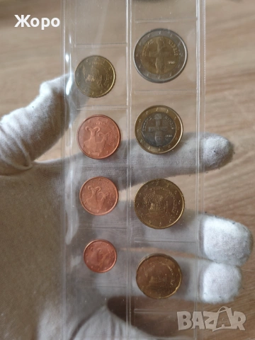 Евро Сет монети Кипър 2008 година , снимка 2 - Нумизматика и бонистика - 53387315