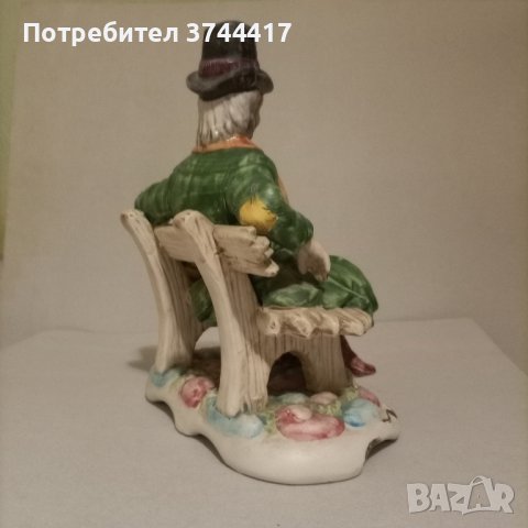 Уникална много красива старина,голяма фигурка статуетка,рядка находка., снимка 6 - Антикварни и старинни предмети - 43492969