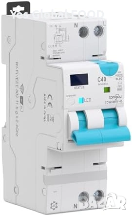 TONGOU WiFi Smart RCBO 1-40A Tuya