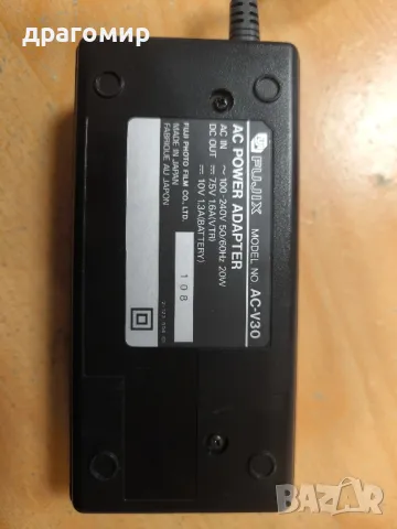 FUJIX AC POWER ADAPTER AC-V30, снимка 3 - Батерии, зарядни - 48610457