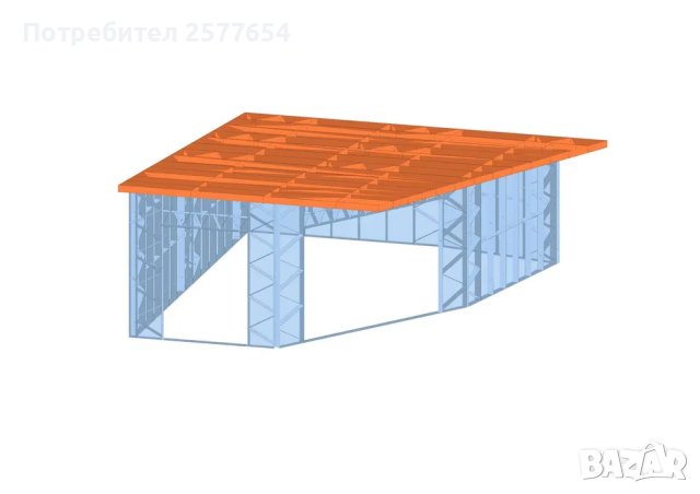 Къща,Бунгало,Преместваема къща,Сглобяеми къщи,Модулни,Жилищни-49м²
