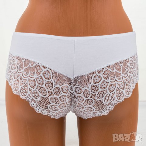 Бели дантелени бикини марка Gabidar - М, снимка 3 - Бельо - 39291141