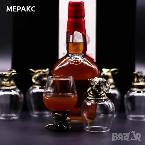 Подаръчен комплект от 6 чаши (100 мл) – Мистични създания, снимка 2 - Чаши - 56224168