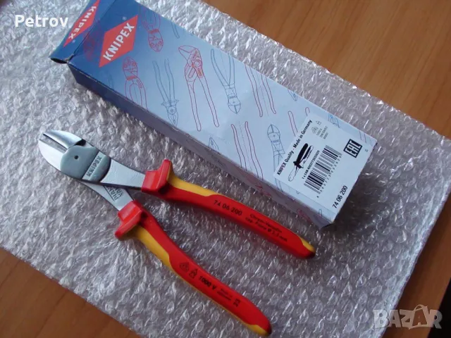 KNIPEX 74 06 200 VDE 1000 V - MADE IN GERMANY - ЧИСТО НОВИ ПРОФЕСИОНАЛНИ Резачки , Секачки / GERMANY