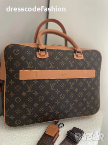 Кожена чанта за лаптоп Louis Vuitton , снимка 9 - Части за лаптопи - 53813605