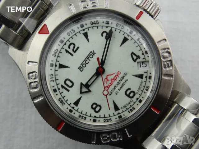 ВОСТОК АМФИБИЯ АВТОМАТИЧЕН ref: 74090Б “ЕЛЬБРУС”- FULL LUME, снимка 6 - Мъжки - 46699457