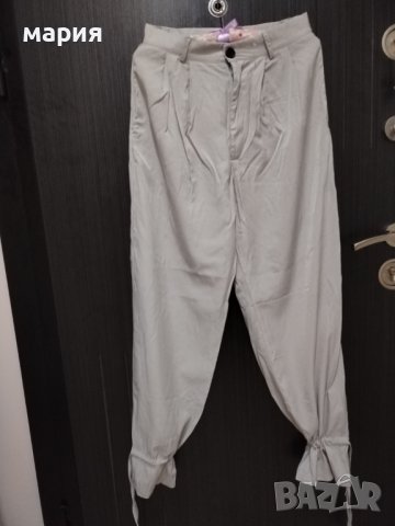 Свободен сатениран панталон от SHEIN М размер, снимка 7 - Панталони - 40999057
