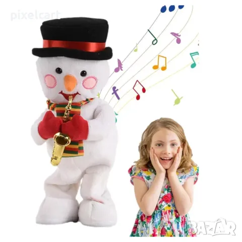 Пеещ и танцуващ Снежен човек, снимка 1