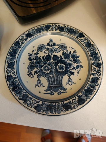 Делфт чиния за стена , снимка 2 - Декорация за дома - 51670044