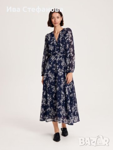 Нова дълга елегантна нежна синя рокля феерична  XXL, снимка 16 - Рокли - 42247988