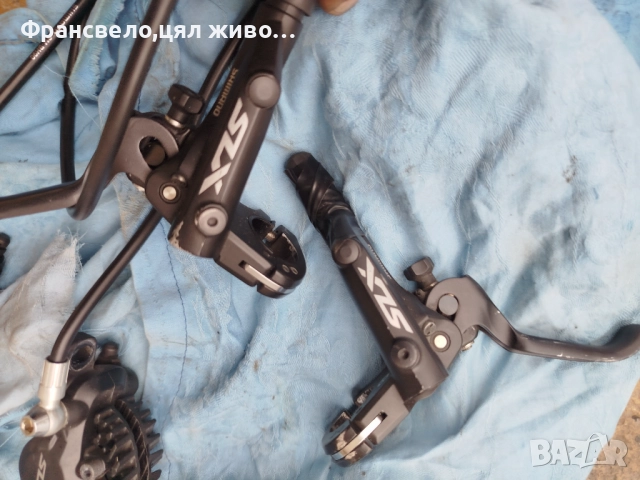 Хидравлични спирачки за велосипед колело Shimano deore slx bl m 7000,задната за вграждане