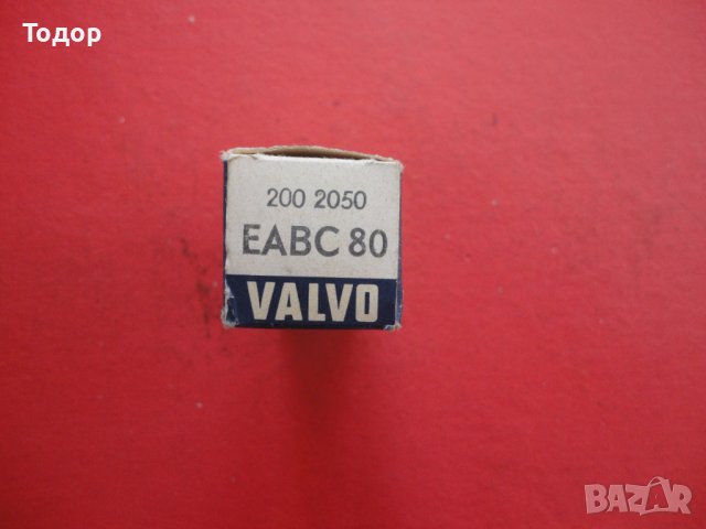 Радиолампа Valvo EABC80, снимка 7 - Друга електроника - 41661320