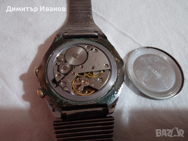 Ракета – съветски механичен часовник с вечен календар, всичко работи., снимка 2 - Мъжки - 53025436