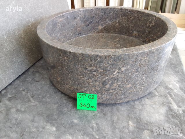 Цилиндрична мивка от мрамор, снимка 4 - Мивки - 41806674
