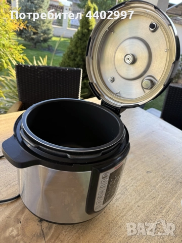  Тенджера под налягане Tefal ALL IN ONE POT 1100W/230V мат хром/черен, снимка 2 - Съдове за готвене - 56131645