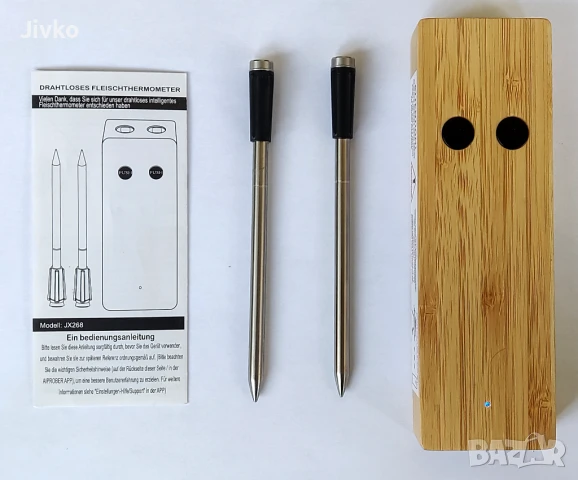 термометри 2бр за месо - wireless, smart, IP67, снимка 2 - Други - 50873283