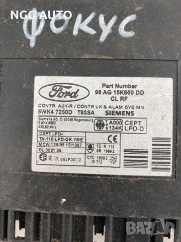 Модул за Форд Фокус, Ford Focus, 98 AG 15K600 DD, 5WK4 7230D, Siemens, снимка 2 - Части - 40891248