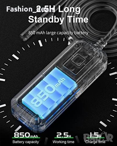 Нова Водоустойчива WiFi ендоскопска камера за инспекция с 8 светодиода, 2.0MP HD , снимка 6 - Друга електроника - 41467591