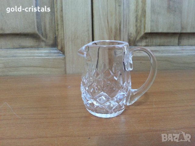 Кристална каничка ваза вазичка , снимка 3 - Антикварни и старинни предмети - 36017471