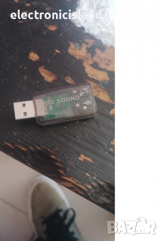 3D звук Външна звукова карта 5.1 с USB, 3.5 мм жак микрофон / стерео слушалки, адаптер за компютър, снимка 9 - Кабели и адаптери - 36348922