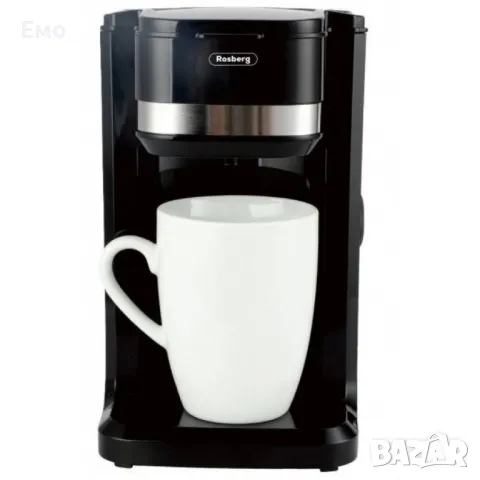 Кафеварка - 350W, 150 мл с една чаши, черна, снимка 5 - Кафемашини - 48510174