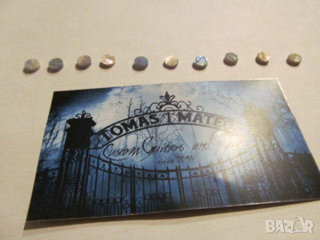 100% Abalone Shell Guitar dots 6 mm, снимка 2 - Китари - 35845711