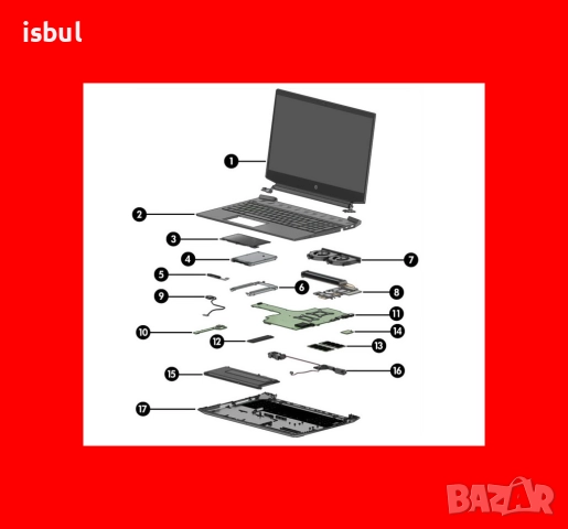 Lenovo ThinkPad T510 W510 на части