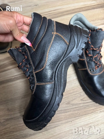 Мъжки кожени работни обувки SANTOS ! 46 н, снимка 3 - Мъжки боти - 52179804