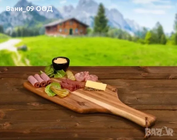 Голяма акациева дъска за рязане 