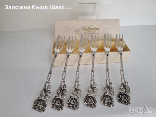 Антикварни сребърни вилици , снимка 6 - Антикварни и старинни предмети - 41968281