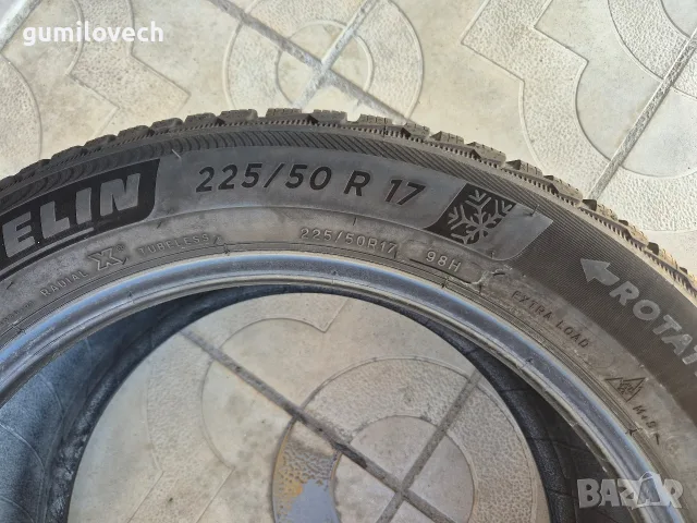 4бр.зимни гуми 225/50/17 98H Michelin Pilot Alpin 5, снимка 11 - Гуми и джанти - 55717824