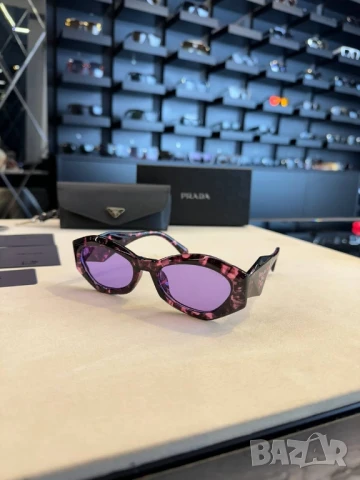 очила с черен обикновен калъф prada versace , снимка 5 - Слънчеви и диоптрични очила - 50595457