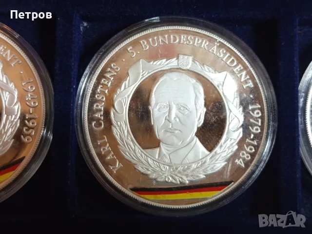 Колекционерски плакети "Президентите на Германия", снимка 17 - Нумизматика и бонистика - 49638569
