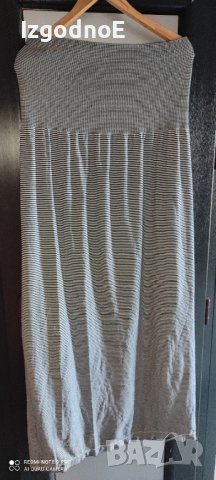 ХЛ дълга плажна еластична рокля