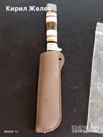 Винтидж нож рядък от соца СССР за КОЛЕКЦИОНЕРИ 16975, снимка 10 - Ножове - 51741308