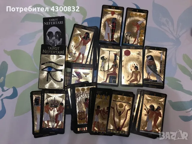 Оригинални карти Tarot Nefertari / Таро Нефертари, снимка 2 - Карти за игра - 48244868