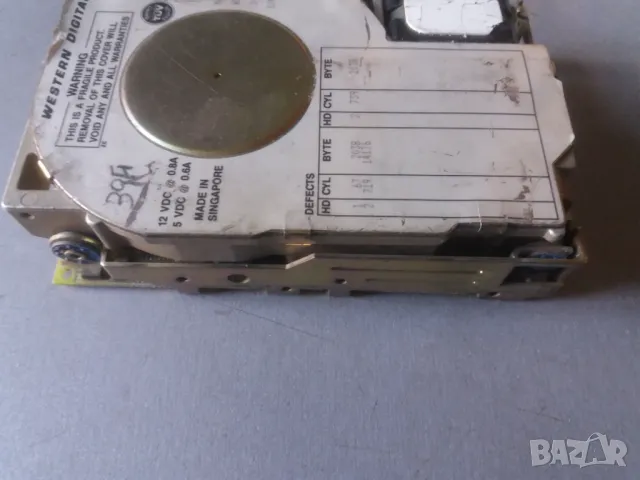 Ретро IDE хард диск Western Digital, снимка 6 - Колекции - 47914244