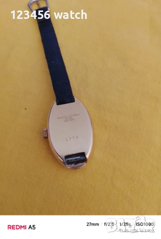 Красив позлатан часовник mauris guerdat, снимка 10 - Антикварни и старинни предмети - 53827803