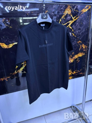 Burberry Мъжка Нова Тениска Реални Снимки 